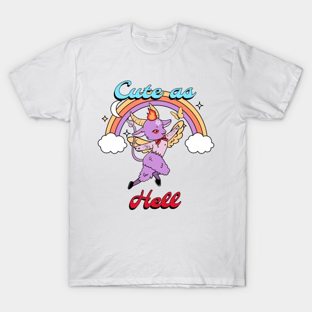 Cute as Hell T-Shirt by Plush Tee